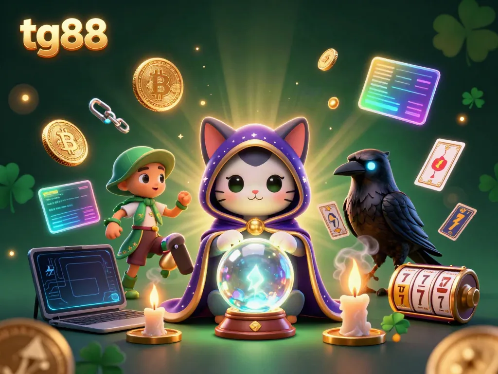 Experience the thrilling world of tg88 with vibrant casino elements and dynamic characters.